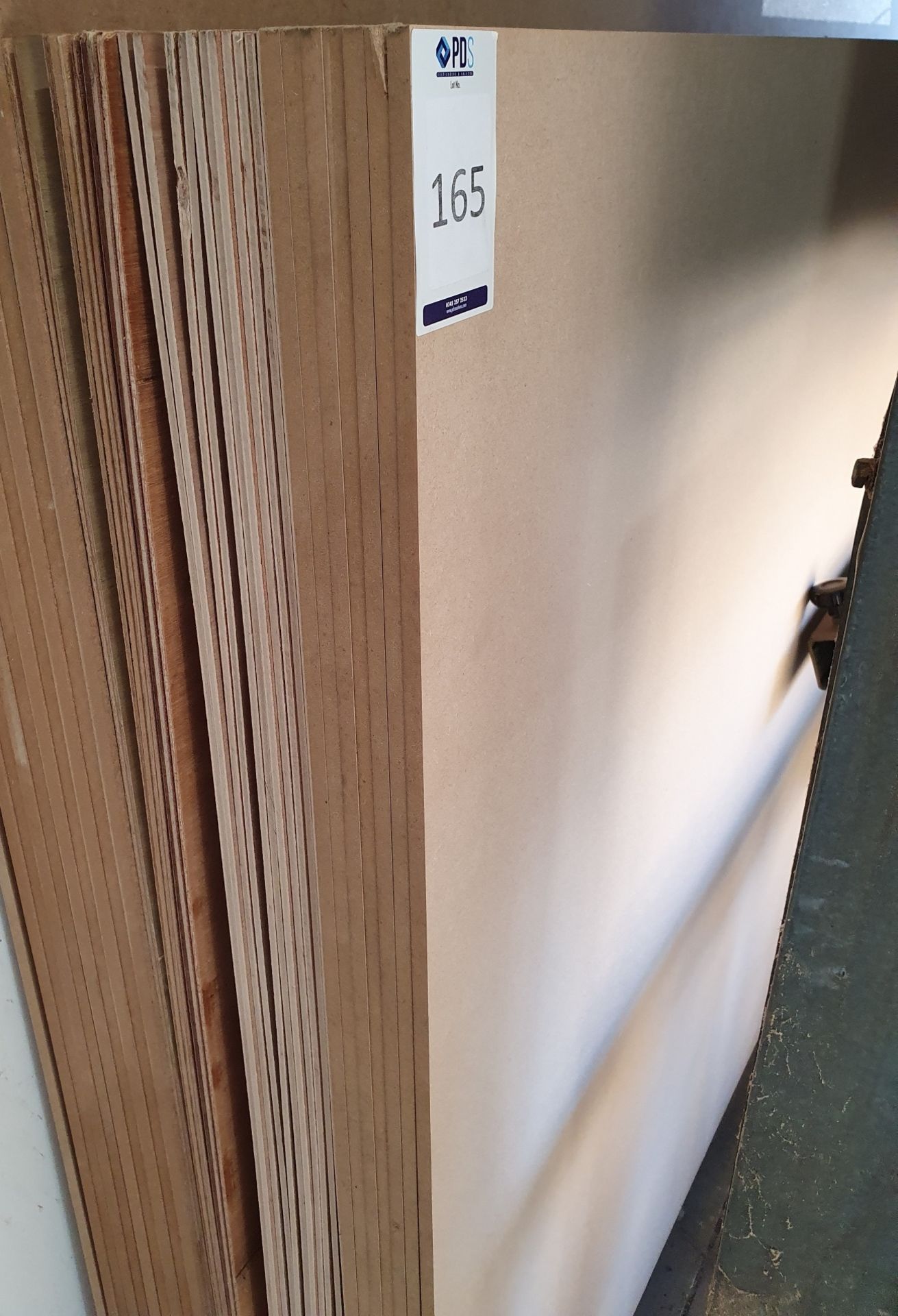 28 Sheets of MDF, Plywood & Hardboard Sheets. 310cm x 122cm (Located Bicester, See General Notes for