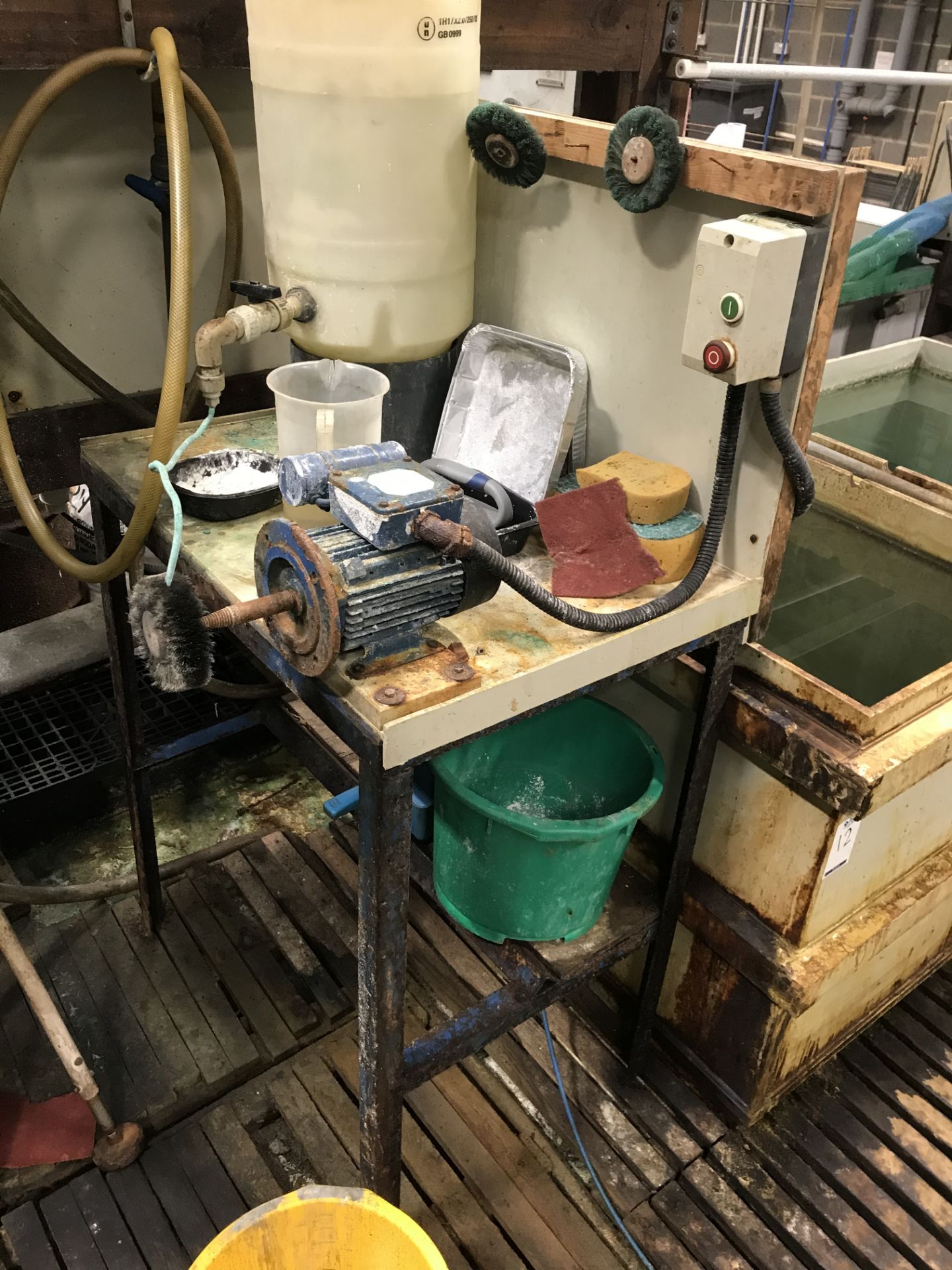 Zinc Plating Section Comprising of Hot Rinse, Two Rinse Tanks, Acid Zinc Tank, Zinc Chloride, - Image 13 of 15