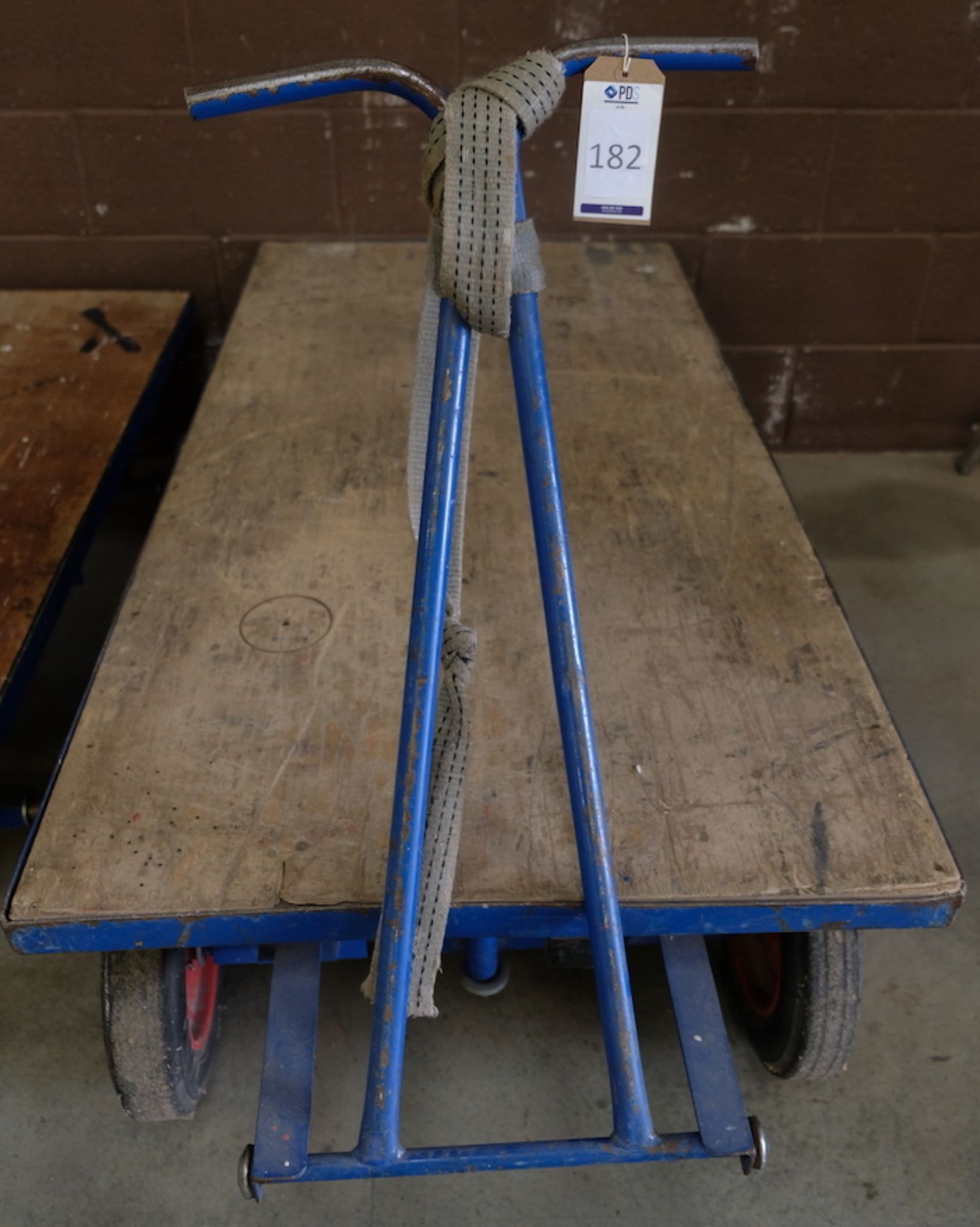 Metal Framed Platform Trolley,155cm x 75cm (Located Bicester, See General Notes for More Details)