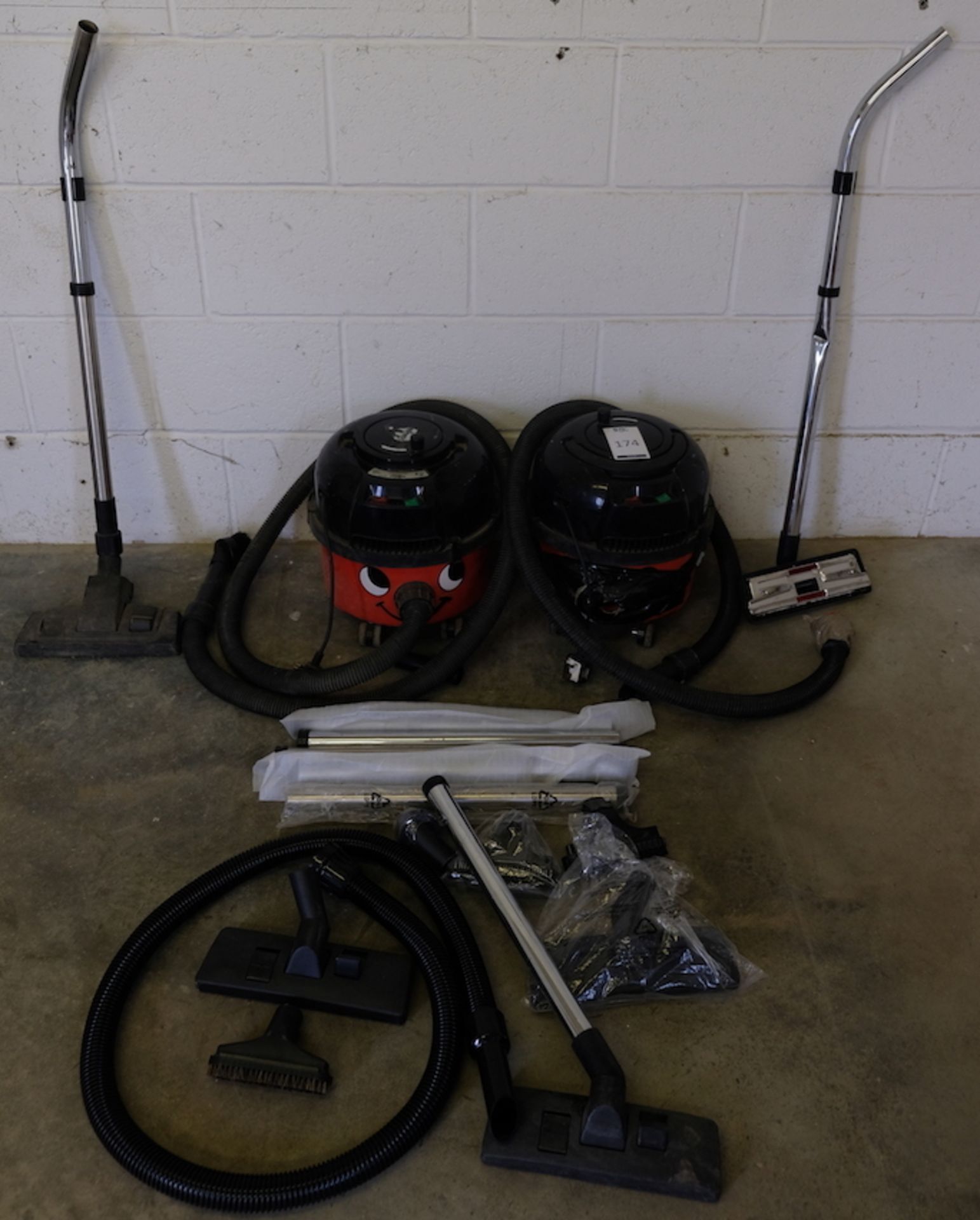 2 Henry Cylinder Vacuum Cleaners (Located Bicester, See General Notes for More Details)