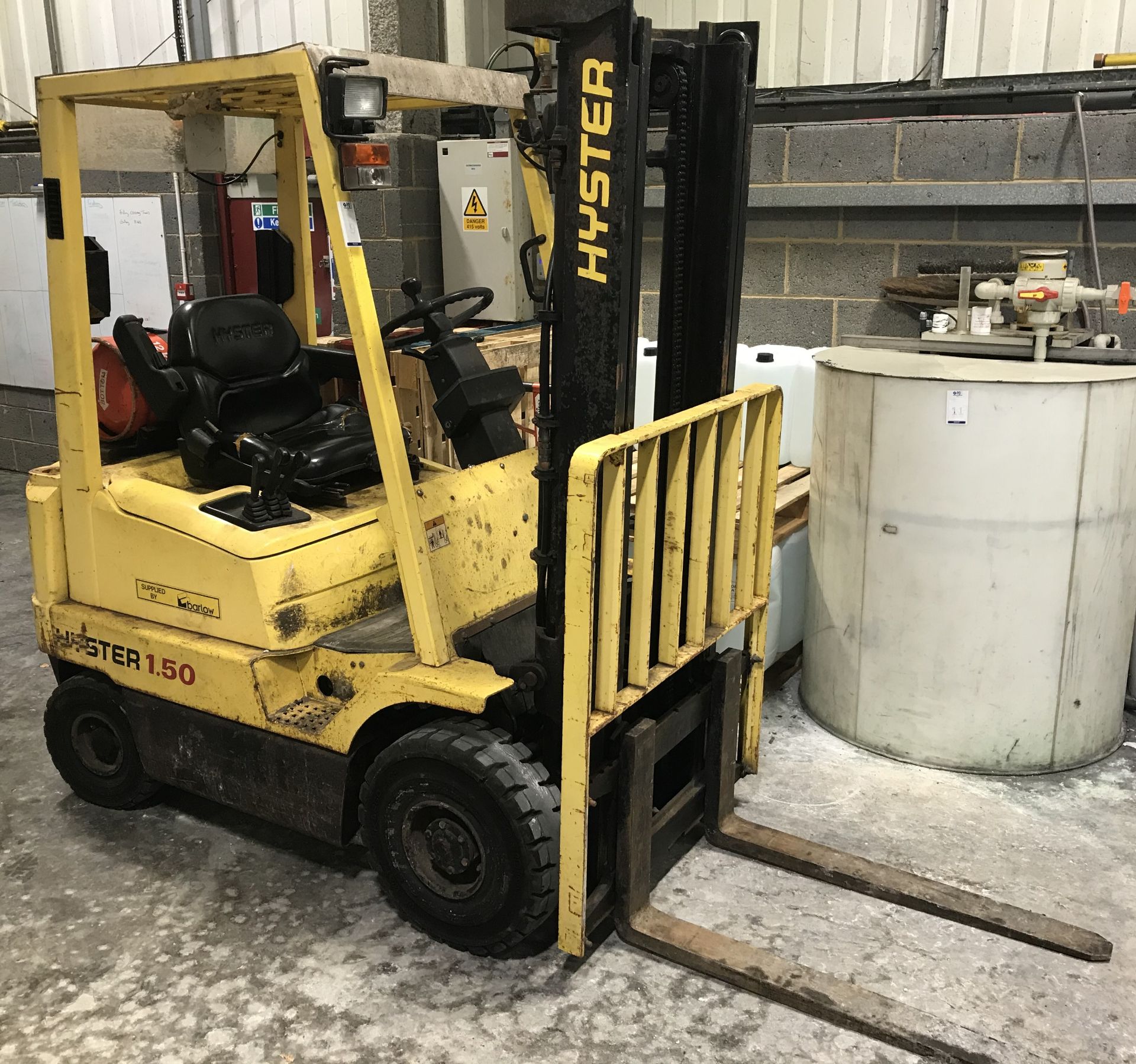 Hyster H1.50XM 1500kg Gas Forklift Truck (2000), Serial Number: D001B11035X, Height to Top of