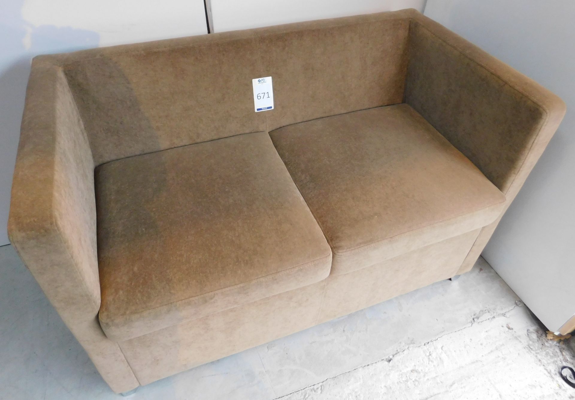 Jack Twin Seat Sofa, 120cm x 65cm (Located Brentwood - See General Notes for More Details)