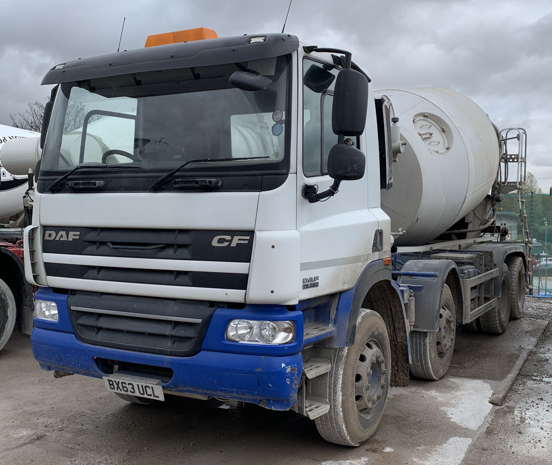 DAF CF FAD 75.360 8x4 with 8m3 McPhee Transit Mixer & Day Cab (Euro 5), Manual, Registration BX63 UC