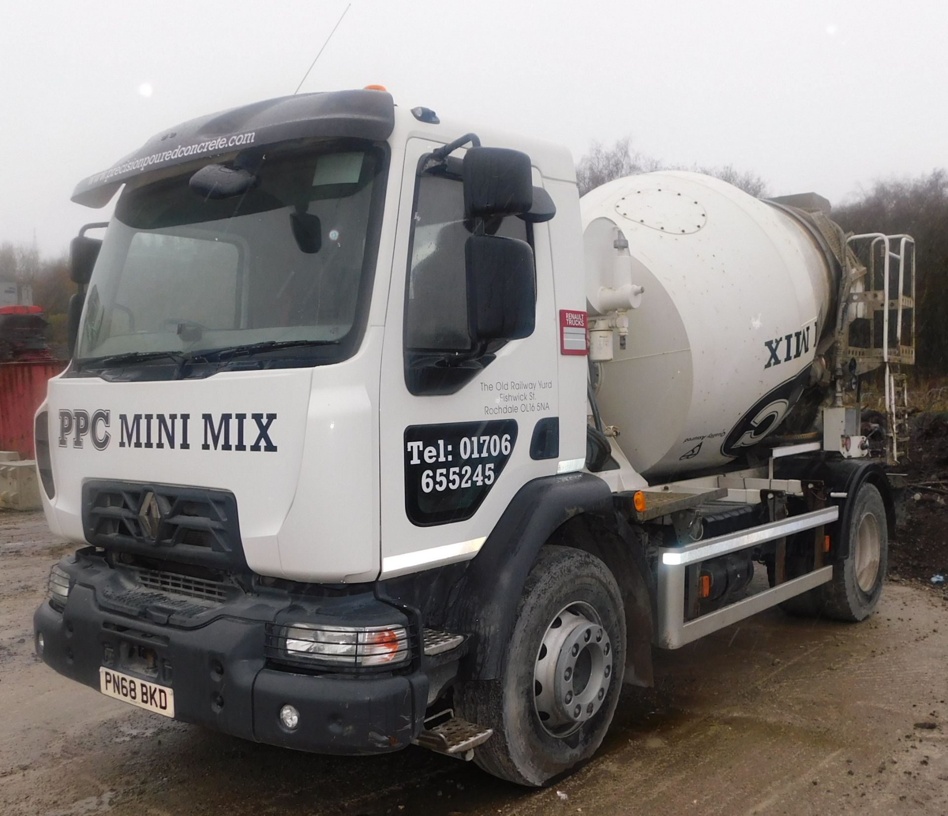 Renault D 18 High 4x2 R280 Mini Mixer, Auto, Registration PN68 BKD, Odometer Reading 31,876 km, - Image 3 of 16