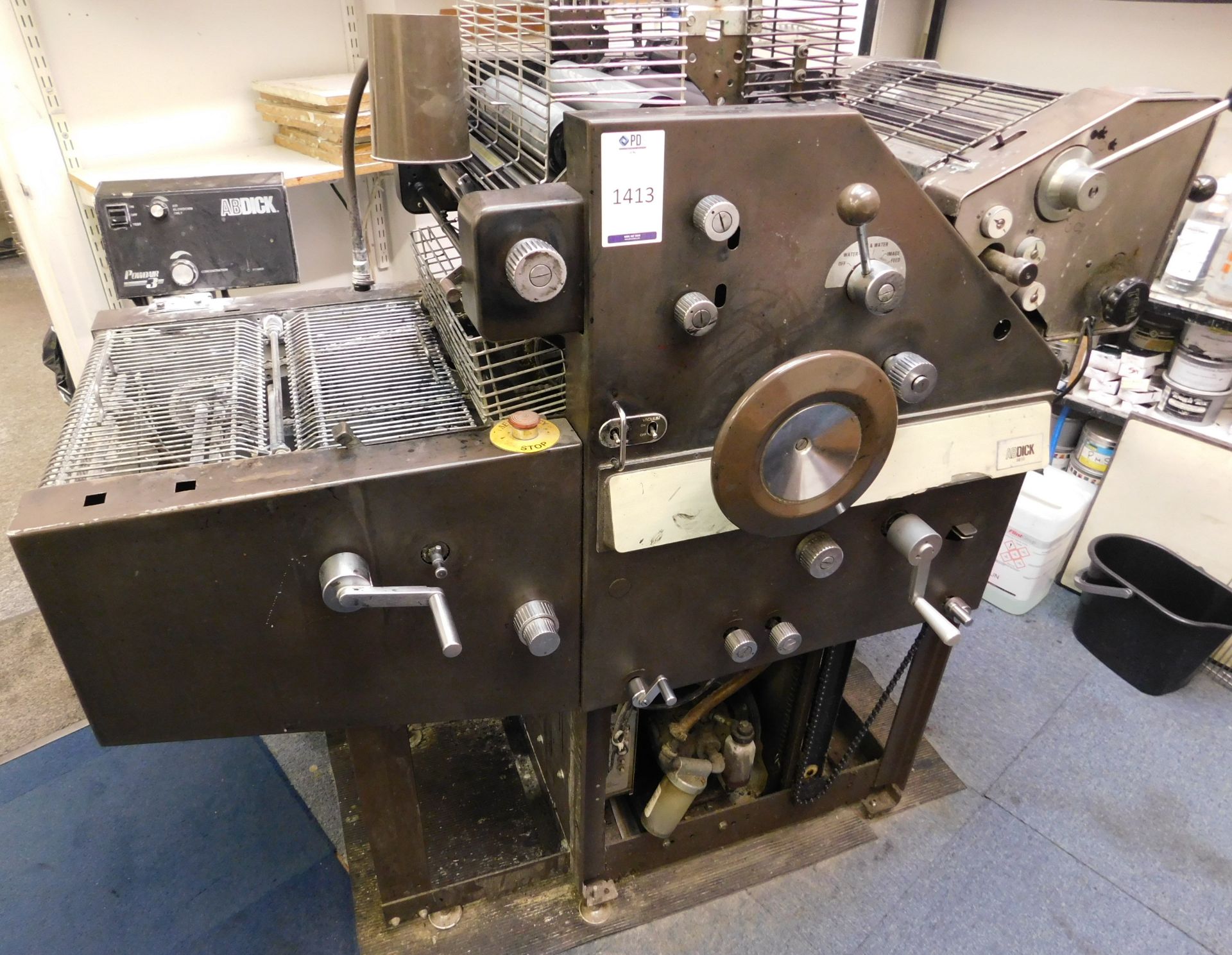 A.B. Dick 9810 Offset Printing Press with Powdair 3 Control (Located Watford: See General Notes