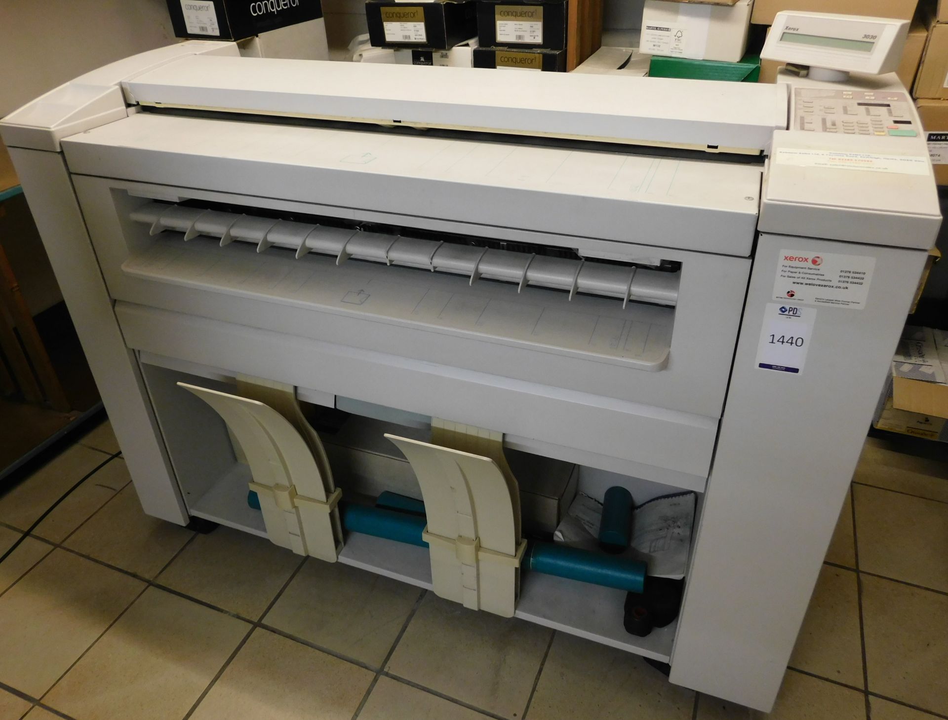 Xerox 3030 Plan Copier (In Basement) (Located Watford - See General Notes for More Details).