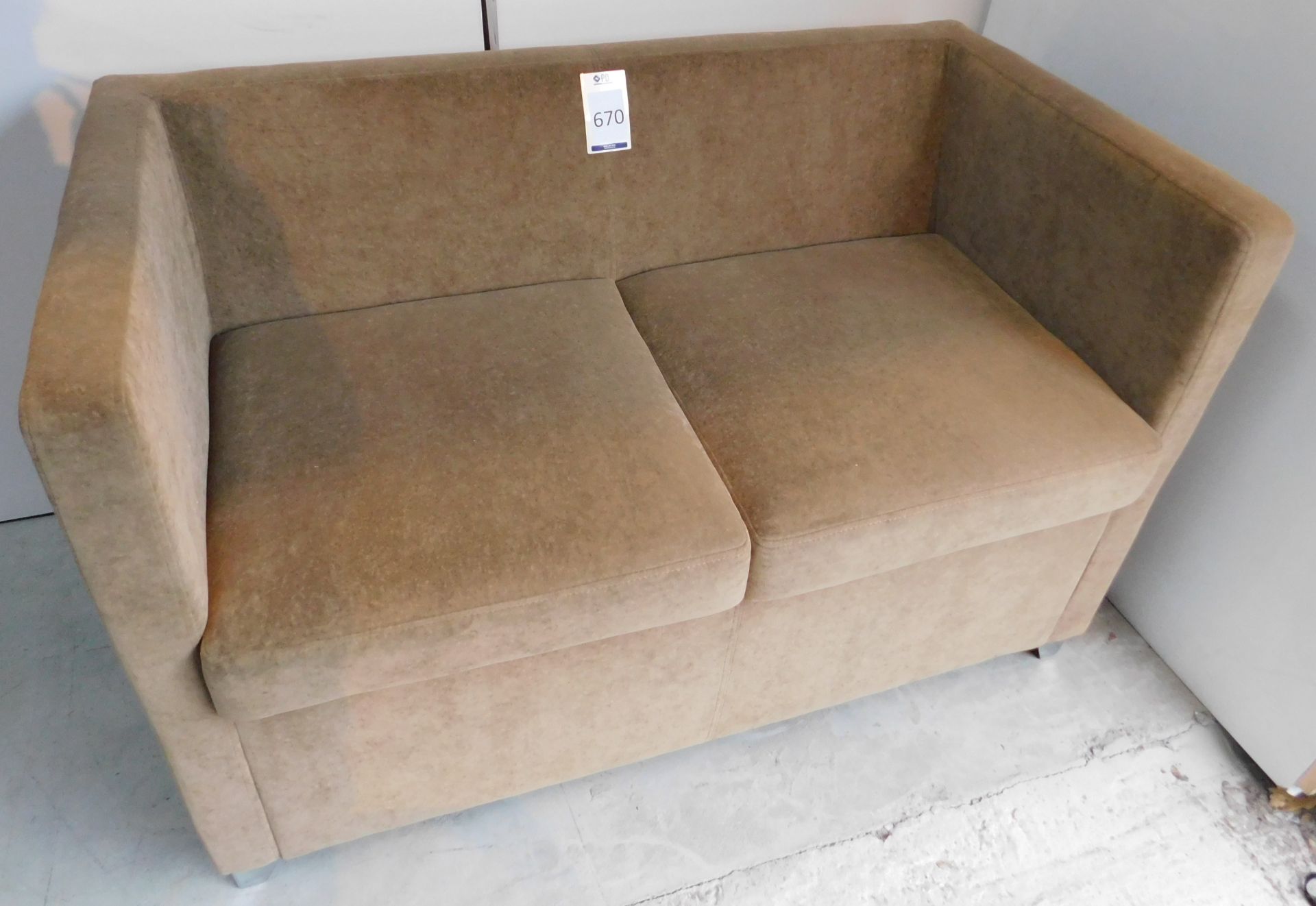 Jack Twin Seat Sofa, 120cm x 65cm (Located Brentwood - See General Notes for More Details)