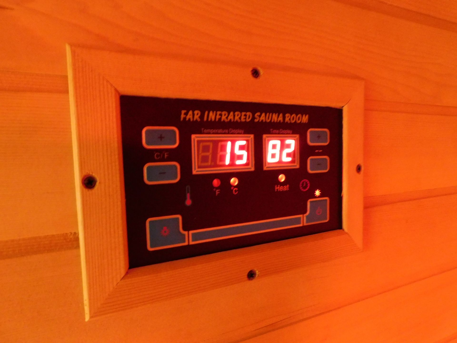 FAR Freestanding Infrared Sauna, W1.8m x H1.9m x D1.2m (Located Corby – See General Notes for - Image 6 of 7