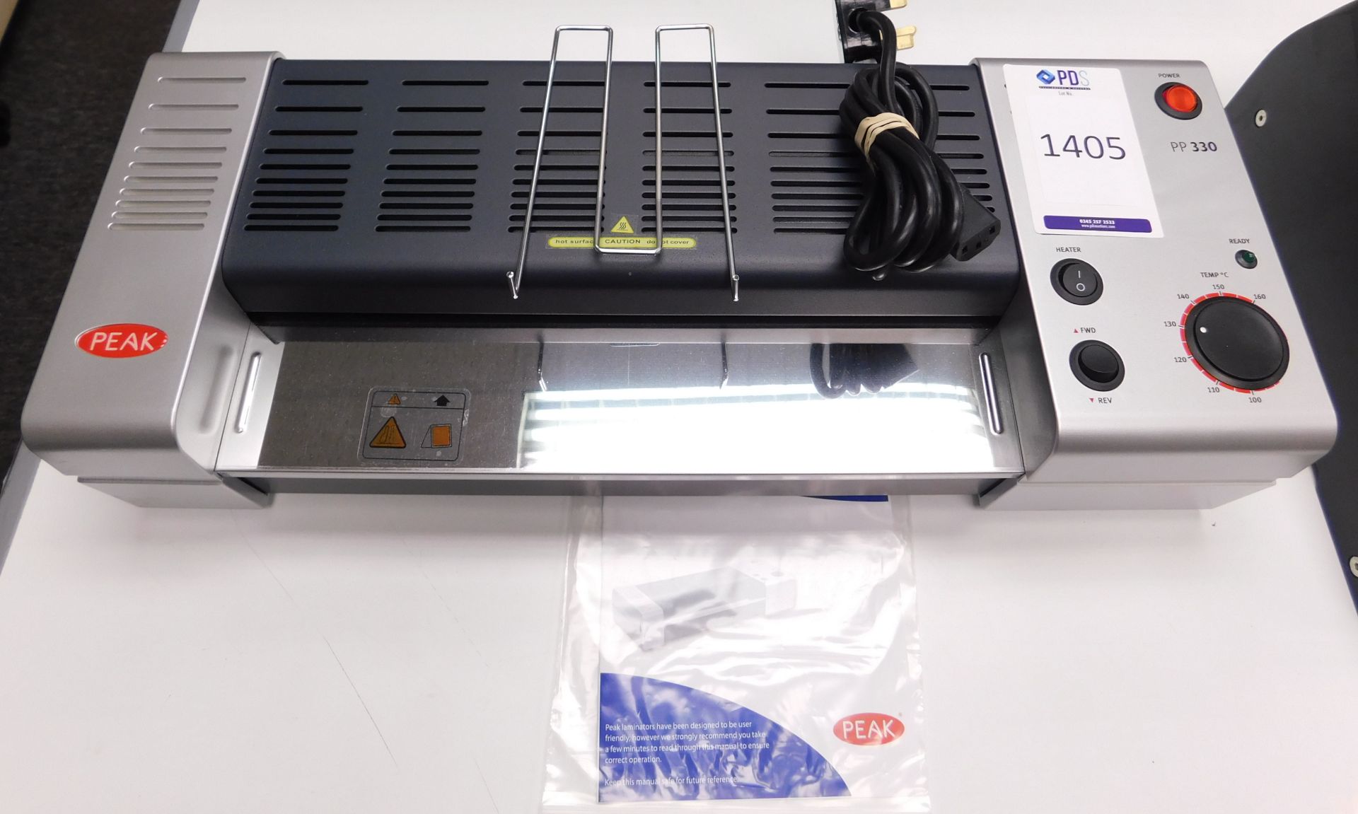Peak PP330 Laminator (Located Watford - See General Notes for More Details).