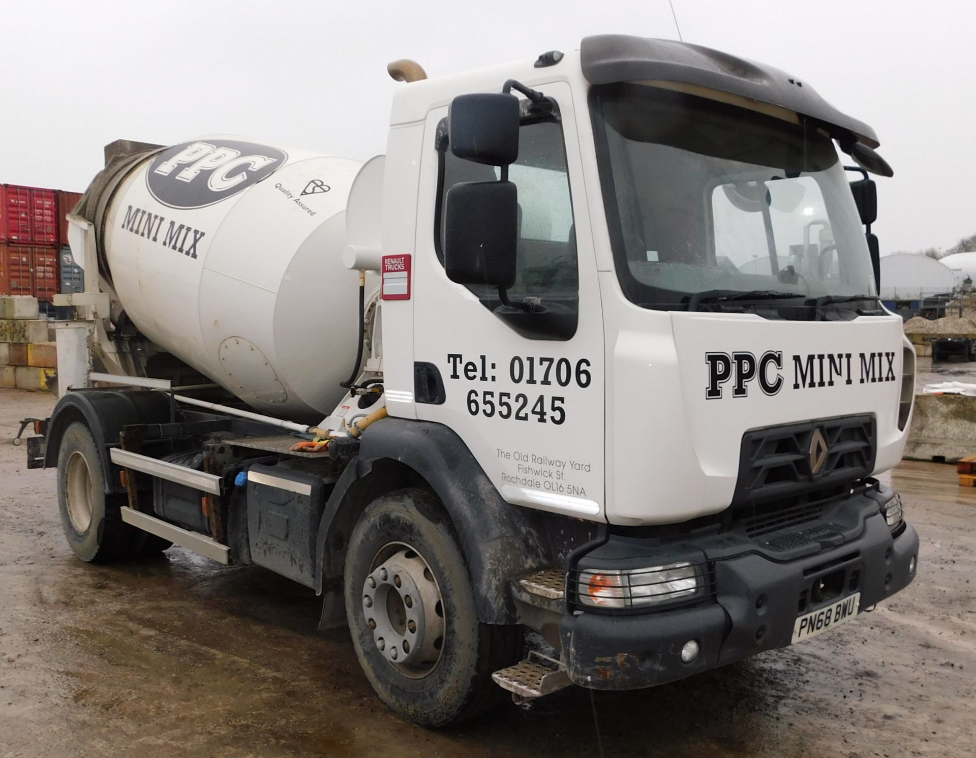 Renault D 18 High 4x2 R250 Mini Mixer, Auto, Registration PN68 BWU, Odometer Reading 43,369 km, - Image 2 of 17