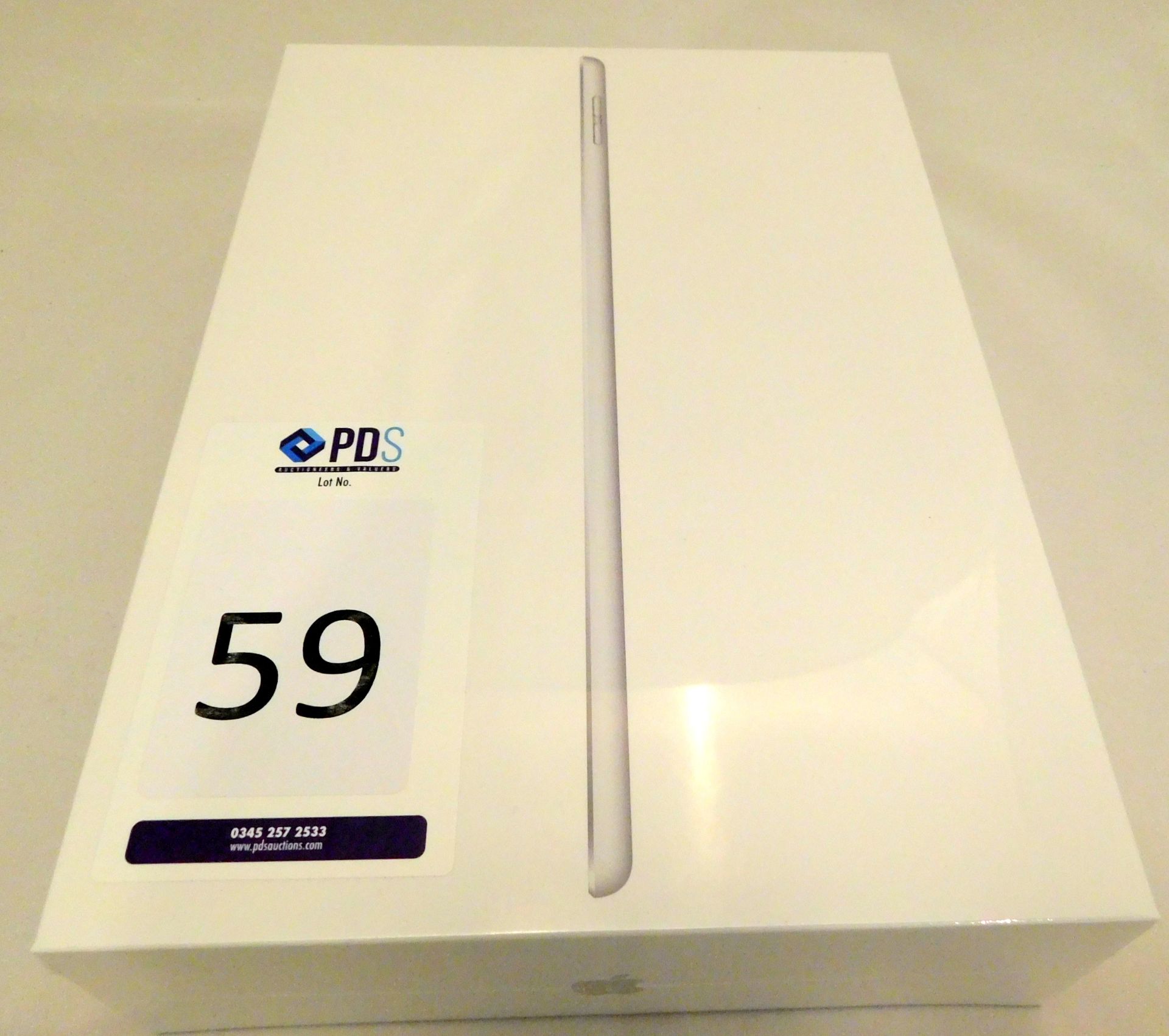 Apple A2197 iPad, 7th Gen, 32GB, Silver, Serial Number: DMPC80SSMF3N, (New in Sealed Box) (Located