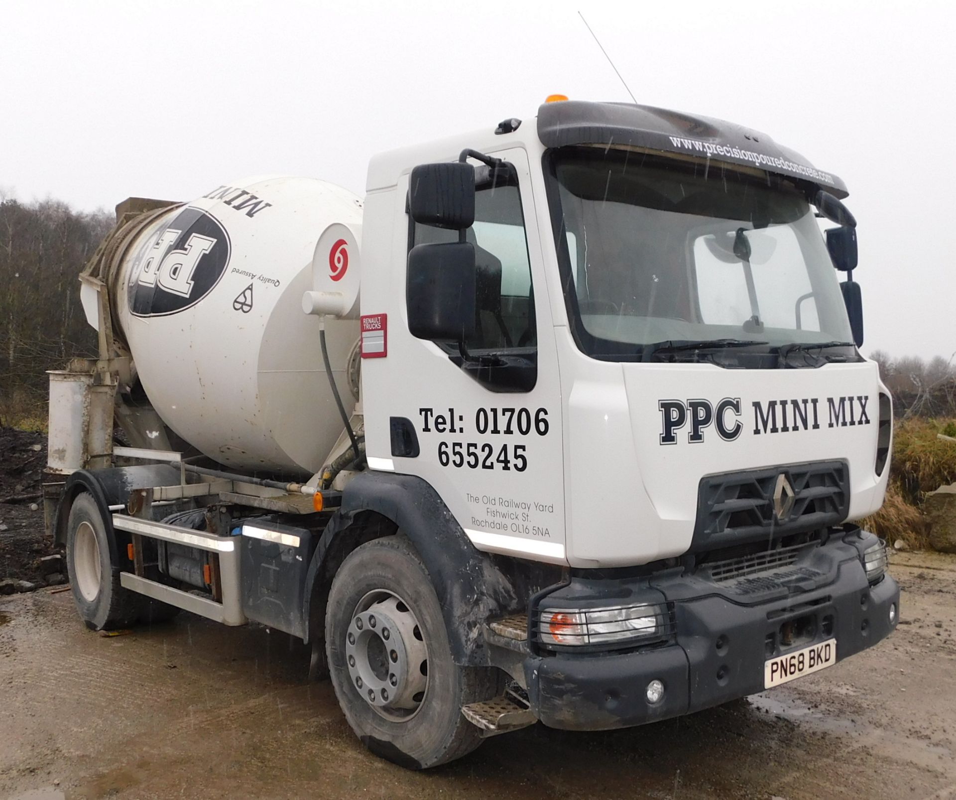 Renault D 18 High 4x2 R280 Mini Mixer, Auto, Registration PN68 BKD, Odometer Reading 31,876 km, - Image 2 of 16