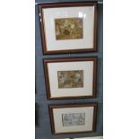 After Sir William Russel Flint, portraits of women, four, coloured prints. Framed and glazed. (4) (