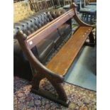 Early 20th Century pitch pine open back church pew. (B.P. 24% incl. VAT)