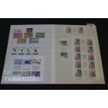 Pitcairn Islands used stamp collection of sets and mini-sheets in maroon stockbook, 1988 to 2000
