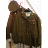 British military army officer's no. 2 dress jacket and trousers with RAOC buttons and matching