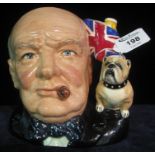 Royal Doulton character jug of the year 'Winston Churchill' D6907, modelled by Stanley James