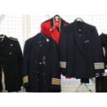 British Airways pilot's blazer with insignia, another pilot's blazer or dress jacket and