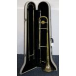 Emperor Boosey & Hawkes brass trombone in fitted case. (B.P. 24% incl. VAT)