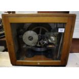 Gents unusual cased laboratory type 'Pul-syn-etic' impulse clock. (B.P. 24% incl. VAT)