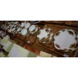 Five trays of Royal Albert 'Old Country Roses' bone china teaware and other items, various to