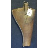 Leather military pistol holster. (B.P. 24% incl. VAT)