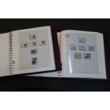 Portugal Azores and Madeira mint stamp collection in two boxed Lindner albums with pages 1980 to