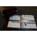Great Britain collection of First Day covers in four Royal Mail stamp albums, 1990 to 2005
