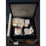 Various cases and boxes of Queen Elizabeth II collector's Royal medallions, various, some silver,