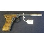 Diana model II air pistol with wooden grip. (B.P. 24% incl. VAT)