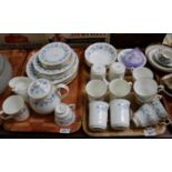 Two trays of Colclough bone china 'Braganza' teaware. (2) (B.P. 24% incl. VAT)