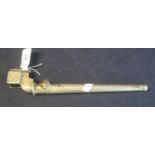 Short socket type plug bayonet with metal scabbard. (B.P. 24% incl. VAT)