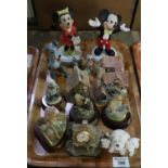 Tray of assorted china to include; Disney Minnie and Mickey Mouse, Wade Lady and the Tramp and