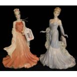 Two Coalport Ladies of Fashion figurines to include; 'Sue, figure of the year 1998' and 'Debbie,