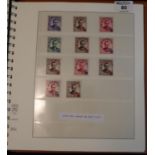 Spain collection of Barcelona benefit telegraph stamps in boxed Lindner album. 100's mint,used,