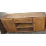 Light elm Ercol sideboard with gold label. (B.P. 24% incl. VAT)