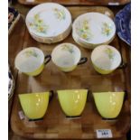 18 piece Royal Albert bone china South Pacific part teaset. (B.P. 24% incl. VAT)