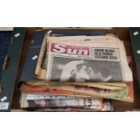 Collection of assorted Royal ephemera, including; newspapers, periodicals, the Coronation cut out