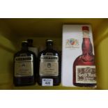 Four bottles of Martell cognac, 34cl. Together with a boxed Grand Marnier liqueur. (5) (B.P. 24%