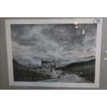 G. Reeves, (?) Mountain house, limited edition coloured print, 161/200, signed in pencil, 33 x