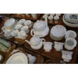 32 piece Royal Albert bone china 'Memory Lane' teaset, including two teapots. (B.P. 24% incl. VAT)