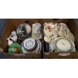 Two boxes of assorted china, various. (2) (B.P. 24% incl. VAT)