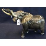 Beswick pottery African study of a roaring elephant. (B.P. 24% incl. VAT)