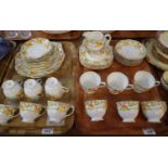 40 piece Royal Albert maple leaf china teaset to include; cups, saucers, side plates, sandwich