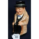 Royal Doulton Winston Churchill toby jug. (B.P. 24% incl. VAT)