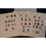 Mauritius 1858 to 1940's mint and used selection on pages. 80+stamps