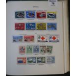 New Age album with mint stamp collection, countries I to L including; Jersey, Jamaica, Kenya and