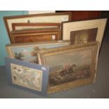 A group of assorted furnishing pictures, various. (8) (B.P. 21% + VAT)