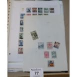 Spain early to modern mint and used selection on large bundle of pages, many 100s of stamps. (B.P.