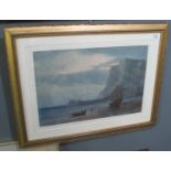 Alfred Parkman (British 1852-1930), 'Meuslade Bay, Gower', signed and titled, watercolours. 40 x